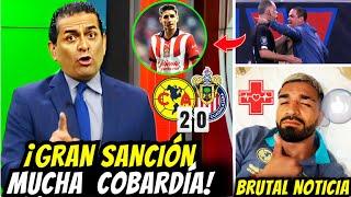 ¡MUCHA COBARDÍA! VERGÜENZA I FUE GRAVE I CAPTARON TODO AMÉRICA VS CHIVAS