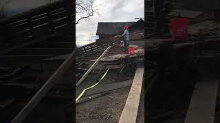 Barn Restoration @thefarmatcatawissacreek details in caption #farm #barn #restoration #shorts