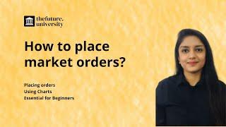 How to use Zerodha Platform | Placing orders | Using Charts | Jasmin Malhotra