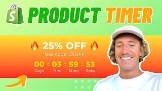 Add Product Countdown Timer to Shopify in 2024 | No Code Tutorial