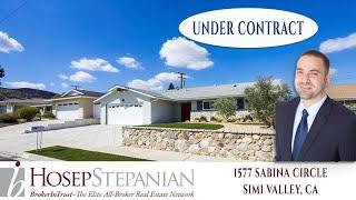 UNDER CONTRACT BY HOSEP. 1577 Sabina Circle | Simi Valley, CA