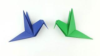 Hummingbird - How to make a paper hummingbird step by step / Easy Origami Hummingbird