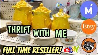 TRASH or TREASURES! Thrift with me 2 STORES! ~ Sourcing RESELL eBay FULL-TIME PROFIT how to