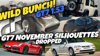 5 New Cars! | Vintage Grand Prix, Escort RS, 911 Turbo S, Mission X | GT7 1.53 November Silhouettes