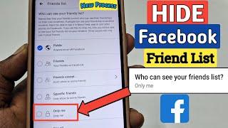 How to Hide Facebook Friend List in 1 Minute