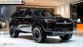 2025 Black Toyota 4Runner: A First Look at the Bold New Exterior!