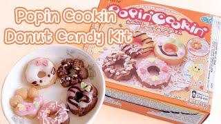  popin cookin tanoshii donut kit | diy japanese candy kit | asmr 