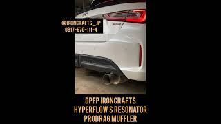 Honda City Hatchback GN5 with Ironcrafts ProDrag Muffler, Hyperflow S Resonator & Ironcrafts DPFP