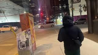 Early morning head out in the cold - Toronto Canada January 25, 2025