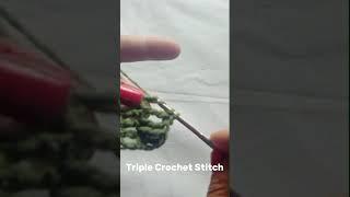 DIY Video  Crochet Tutrorial | Triple Crochet Stitch  #shorts #HobbyHome