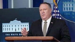 LIVE: Pompeo Delivers Remarks to the Media | The Epoch Times Live Stream