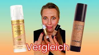 VERGLEICH Max Factor Miracle Pure Hydrating VS Chanel Les Beiges | aufgetragen |  2025