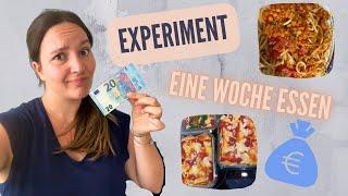 Sehr günstig Essen || eine Woche mit 20€