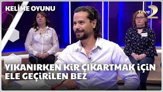 Yıkanırken kir çıkartmak için ele geçirilen bez | Kelime Oyunu