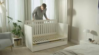 Vox Simple Cot Bed with Storage Drawer & Simple Baby Changing Unit