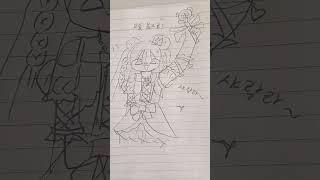 요술봉으록!!!!#그림#로블학교#마법소녀