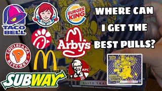 Finding the BEST Fast Food Chain to Open Pokémon Packs At