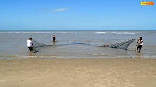 How To Use a Hand Seine for Fishing.