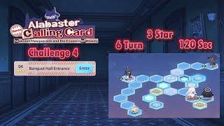 Blue Archive Global - Alabaster Calling Card Rerun Challenge 4 (3 Star, 6 Turn & 120 Sec Clear)