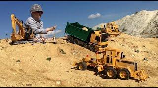 Bagger für Kinder, BRUDER Trucks, BAUSTELLENFAHRZEUGE und RC Jeeps machen Krach!