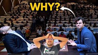 Ouch! That hurts! Nodirbek Abdusattorov vs Magnus Carlsen | Tata Steel Chess Rapid 2024