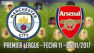 Manchester City 3 vs 1 Arsenal | Fecha 11 Premier League 2017 - 2018