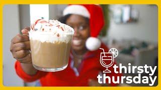 Let's Make A Peppermint Mocha To Get In The Holiday Spirit    Thirsty Thursday 14