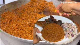 How To Make Jollof Rice. | Tips For Smokey Nigerian Party Jollof Rice.