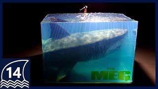 Build an impressive scene from "THE MEG"【thalassophobia/Megalodon/shark/Resin art/Diorama】