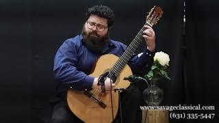 Nick Cutroneo plays a Richard Prenkert - Savage Classical Guitar Studios