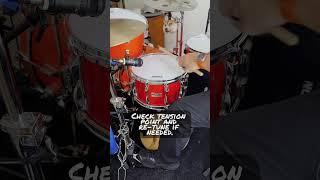 How do you get this kind of #snare #drum sound? #shorts #short #drums #sound #tune #tuning #tone