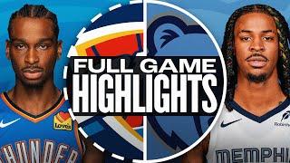 Game Recap: Thunder 120, Grizzlies 103