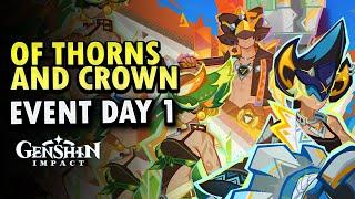 Of Thorns and Crown Day 1 Event Guide | Genshin Impact 5.0