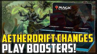 HUGE Change Coming To Play Boosters With Aetherdrift! Good Or Bad? - Magic: The Gathering