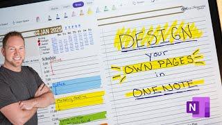 How to Customize your Digital Planner in OneNote