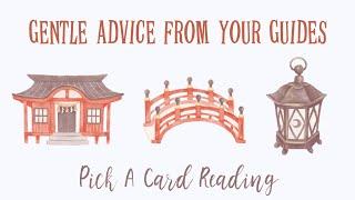 PICK A CARD GENTLE ADVICE FROM YOUR GUIDES (TIMELESS READING)