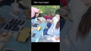 Having lunch in the park #shorts|Tabu vlog in japan