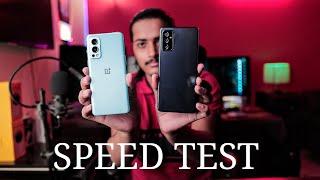 Samsung M52 vs OnePlus Nord 2 Speed Test Comparison | epic battle