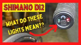 Shimano Di2 LED Lights Explained. What Do The Di2 LEDs Mean? #shimano #di2