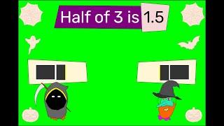 Halving Odd Numbers Song AKA 0.5 - Adam Up Maths