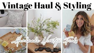 Vintage Haul & Styling NEW European Cottage Home Decor 2024