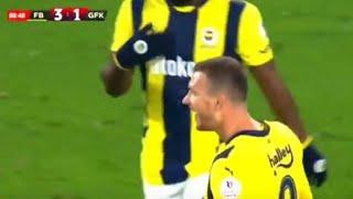 Edin Dzeko Goal - Fenerbahce vs Gaziantep FK (3-1), Goals Results and Extended Highlights-2024