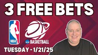 Tuesday 3 Free Picks & Betting Predictions - 1/21/25 l Craig's Picks & Parlays l #bettingpicks