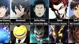 Anime Characters Who Turned into Monsters