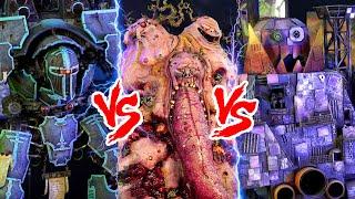 EPIC 40K TITAN 3-WAY BATTLE! Warlord vs Gargant vs Rot Father
