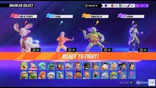 Nickelodeon All-Star Brawl 2 PS5 4-Player Co-Op *All Characters* Stock Battles!