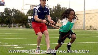 Blaze Speed Training with Speed Bands | Increase Your Speed (For Young Athletes)