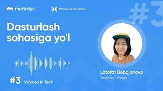 Dasturlashga yo'l | Women in tech #3