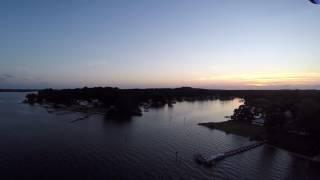 Flying Solo 3DR over the Magothy River in Pasadena Maryland