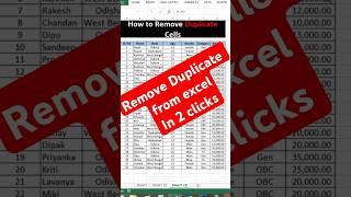 Delete Duplicates in 1 Minute or Less with EXCEL